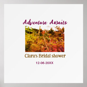 Rice fields adventure awaits bridal shower name fa holder