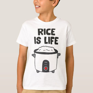 Rice Is Life Asian Food Chinese Rice Love Rice T-Shirt