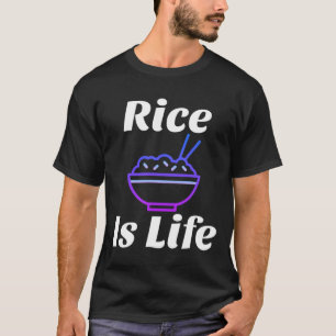 Rice Is Life Funny Filipino T-Shirt