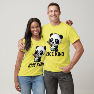 RICE KING T-shirts, RICE LOVER MEN'S Funny T-Shirt