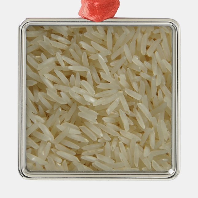 Rice Metal Ornament (Front)
