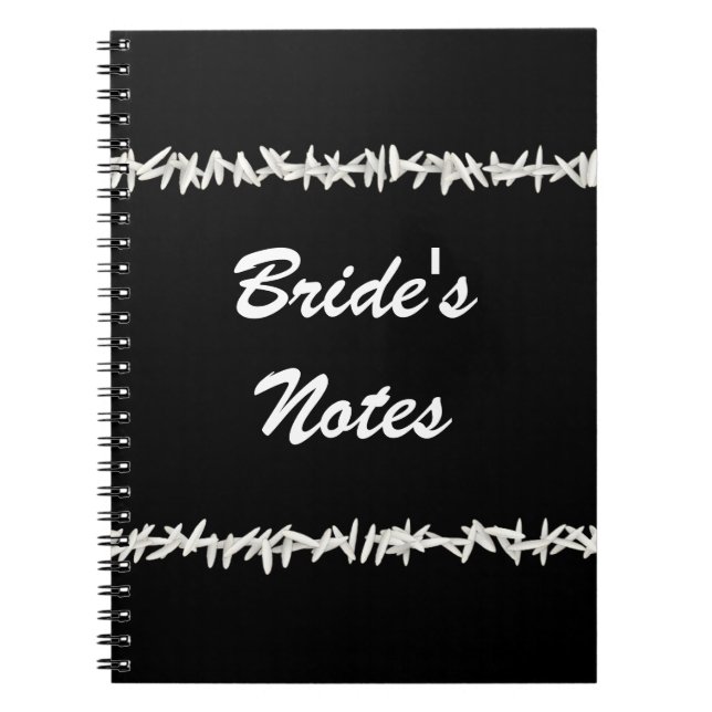 Rice On Black Background Notebook (Front)