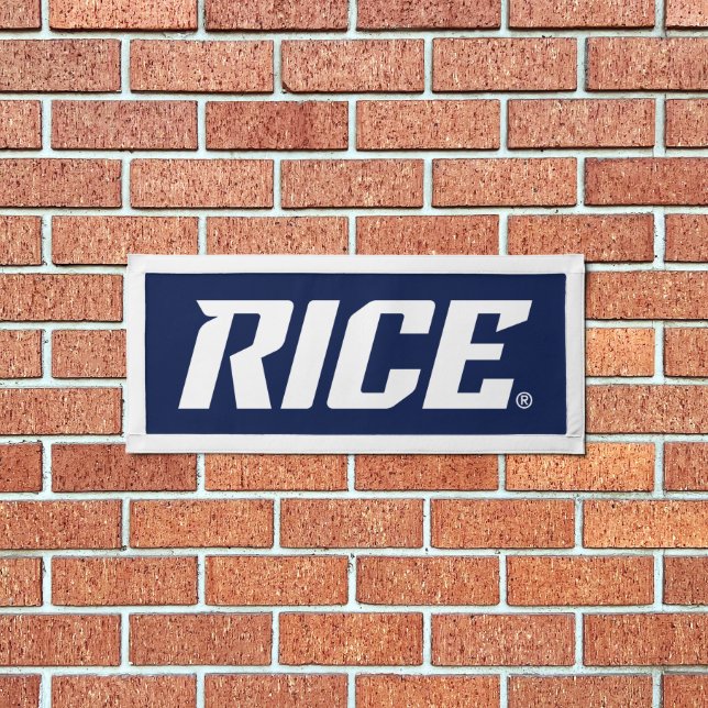Rice Owls Text Emblem 6 Pennant (Insitu 1)