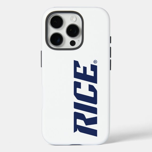 Rice Owls Text Emblem Case-Mate iPhone Case (Back)