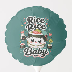 Rice Rice Baby Kawaii Sushi Balloon