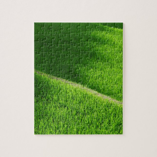 Rice Terraces Yamada's Rice Fields Japan Jigsaw Puzzle (Vertical)