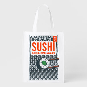 Rice to Meet You Grocery Bag