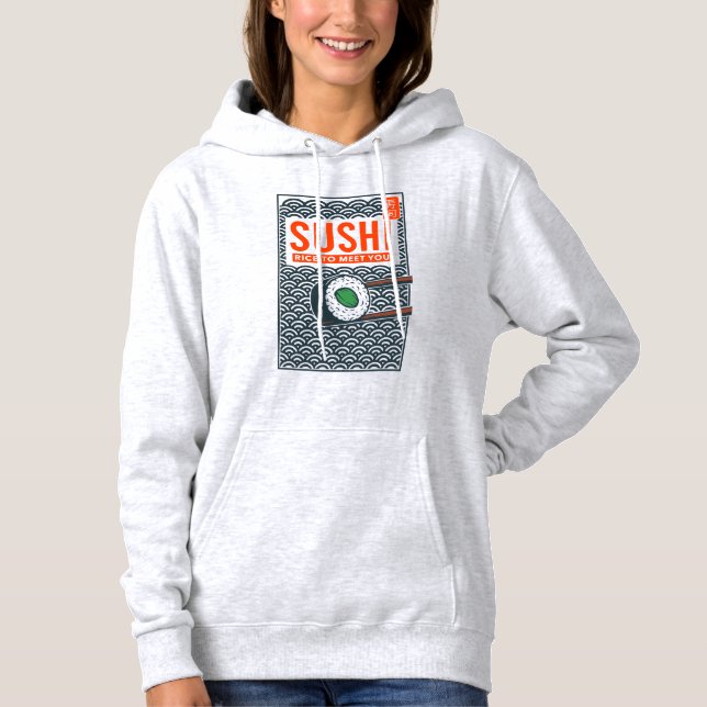 Rice to Meet You Hoodie (Front)