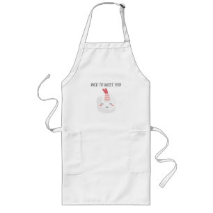 Rice To Meet You Kawaii Sushi Long Apron