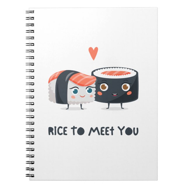 Rice To Meet You Notebook (Front)
