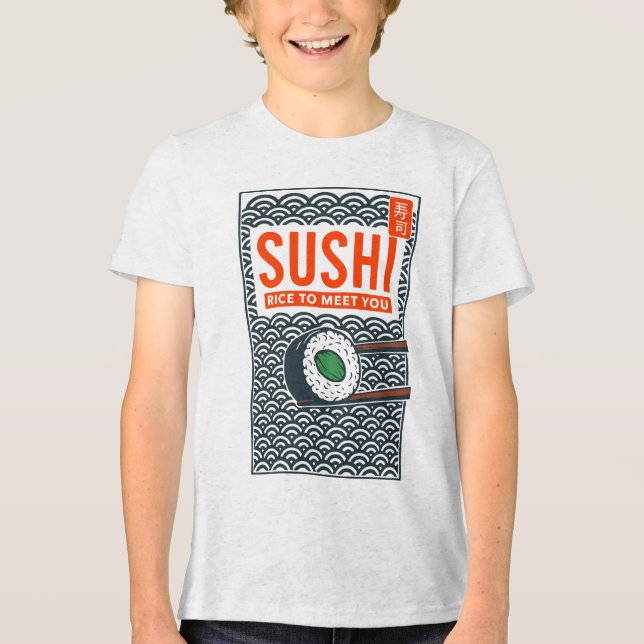 Rice to Meet You Tri-Blend Shirt (Front)