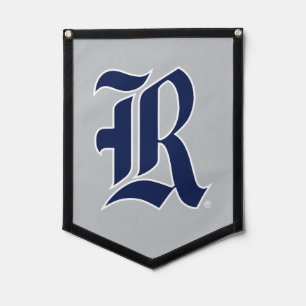 Rice University Iconic Letter Emblem 4 Pennant