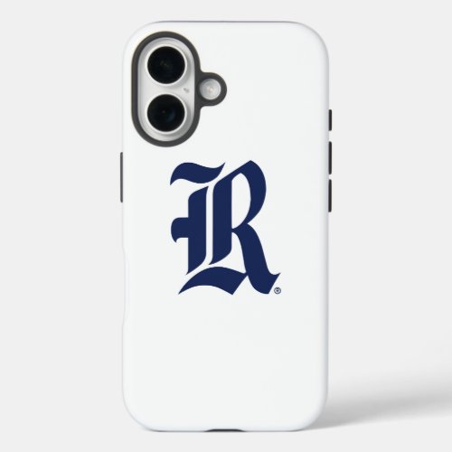 Rice University Iconic Letter Emblem iPhone 16 Case