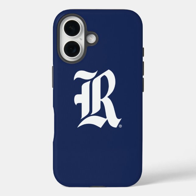 Rice University Iconic Letter Emblem Case-Mate iPhone Case (Back)