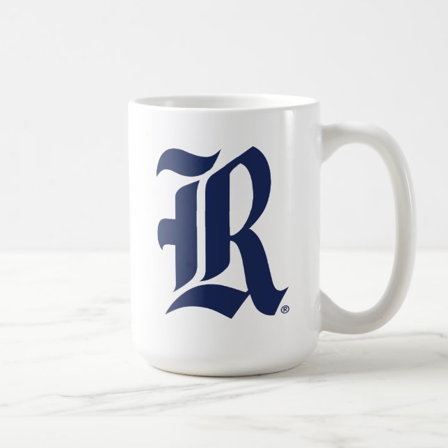 Rice University Iconic Letter Emblem Coffee Mug (Right)