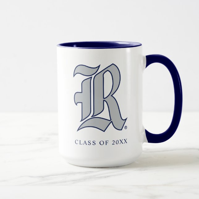 Rice University Iconic Letter Emblem Mug (Right)