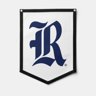 Rice University Iconic Letter Emblem Pennant