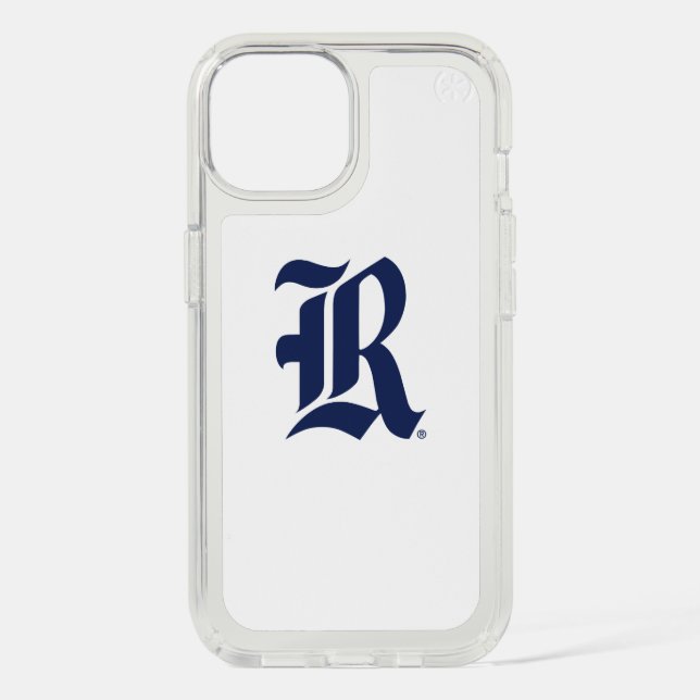 Rice University Iconic Letter Emblem Speck iPhone Case (Front)