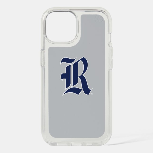 Rice University Iconic Letter Emblem Speck iPhone Case (Front)