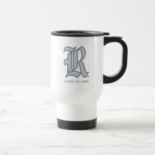 Rice University Iconic Letter Emblem Travel Mug