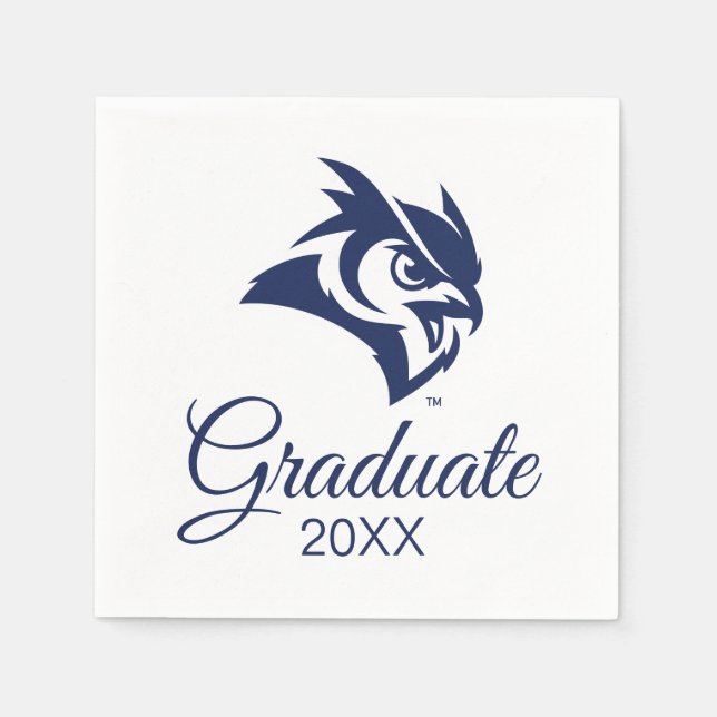 Rice University Owl Logo Napkins (Front)
