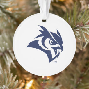 Rice University Owl Logo Ornament