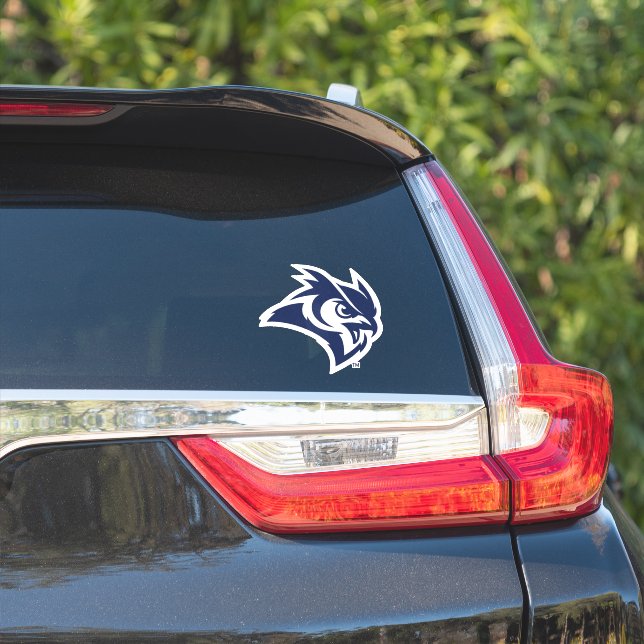 Rice University Owl Logo Sticker (Car Side)