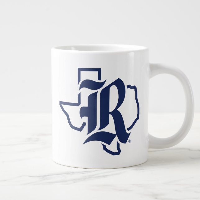 Rice University Texas Emblem Giant Coffee Mug (Right)