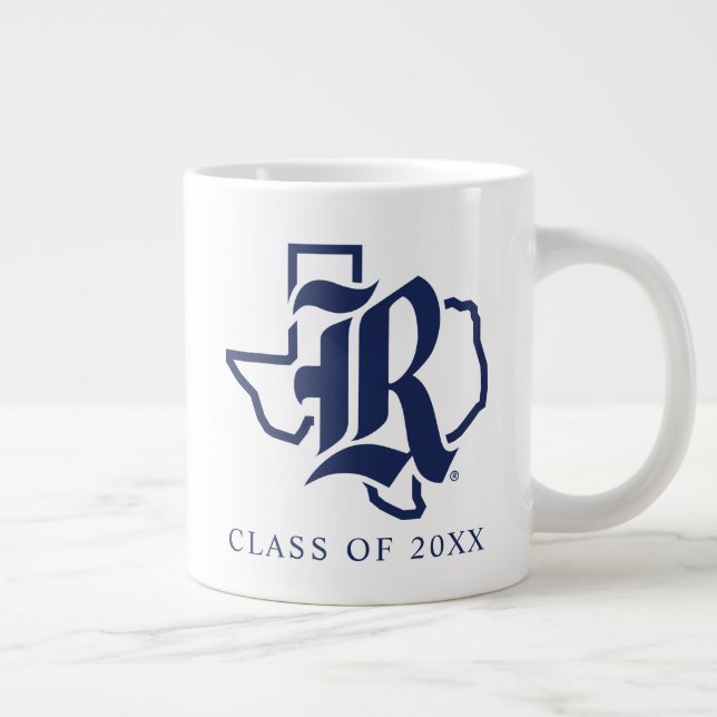 Rice University Texas Emblem Giant Coffee Mug (Right)