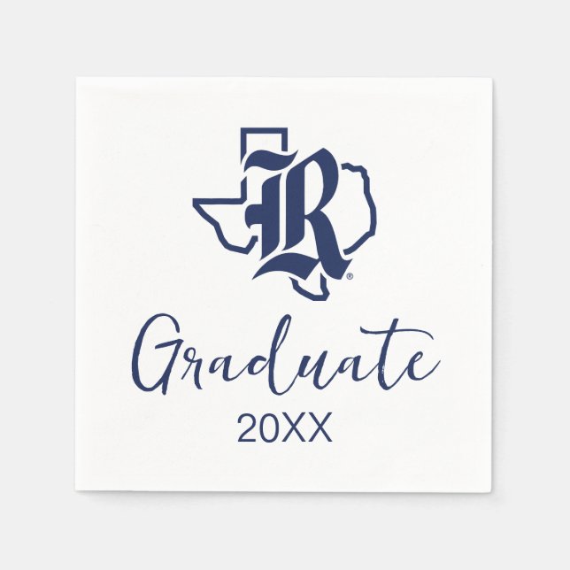 Rice University Texas Emblem Napkins (Front)