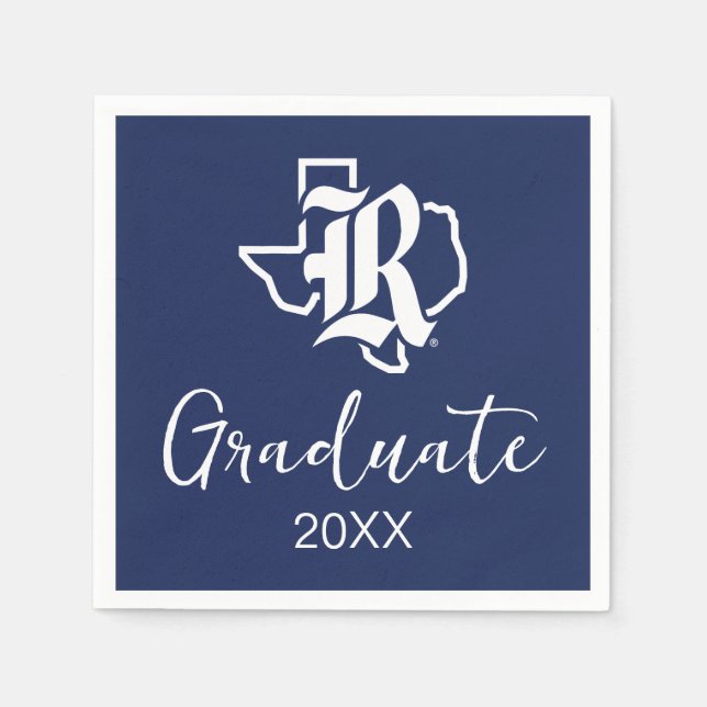 Rice University Texas Emblem Napkins (Front)