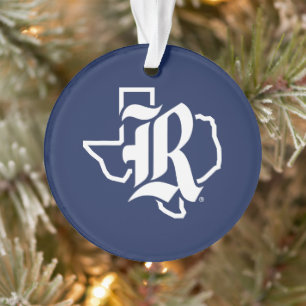 Rice University Texas Emblem Ornament