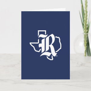 Rice University Texas Emblem Thank You Card
