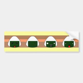 riceball line bumper sticker