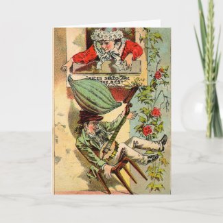 Rices Seeds Vintage Ad Card