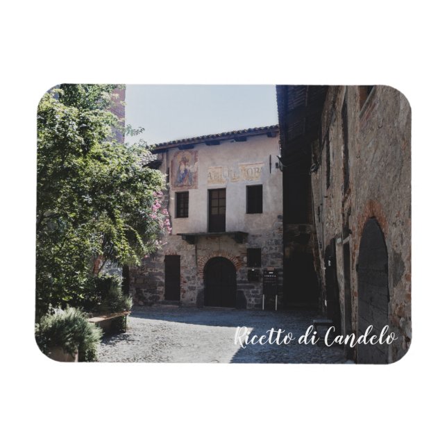 Ricetto di Candelo, Piedmont, Italy Magnet (Horizontal)