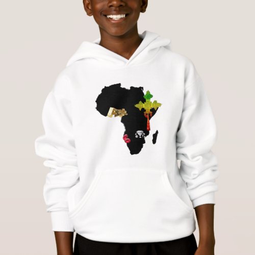 Rich Africa _ Kids Pullover Hoodie