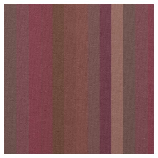 Rich Berry & Chocolate Vertical Stripes Fabric