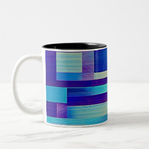 rich blues Two-Tone coffee mug