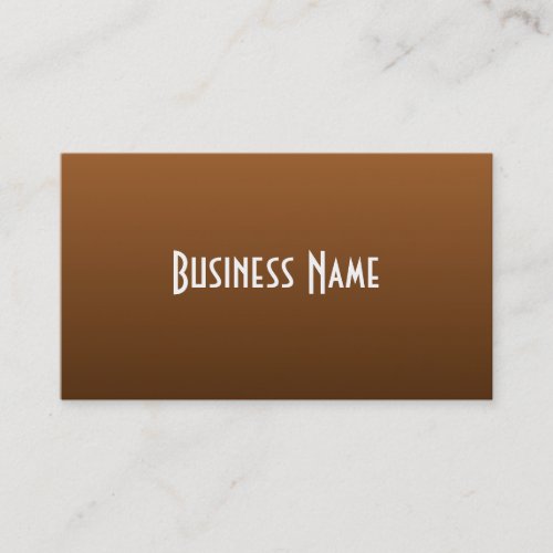 Rich Brown Business Card