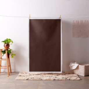 Rich Brown color background Customizable Fabric