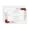Rich Burgundy Blush Pink Roses Floral Wedding  