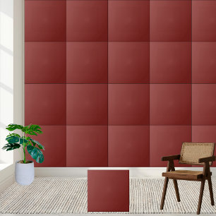 Rich Burgundy Solid Color Ceramic Tile