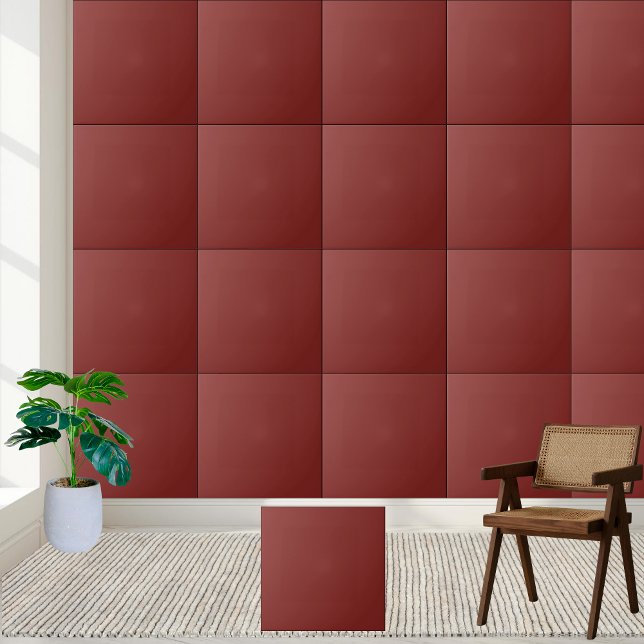 Rich Burgundy Solid Color Ceramic Tile (Rich Burgundy Solid Color Ceramic Tile)