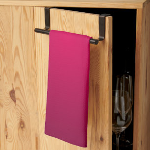 Rich Burgundy Wine Gradient Shades Kitchen Towel