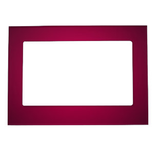Rich Burgundy Wine Gradient Shades Magnetic Frame