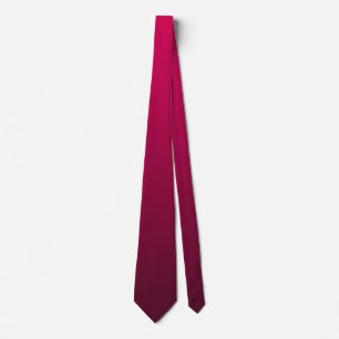 Rich Burgundy Wine Gradient Shades Neck Tie