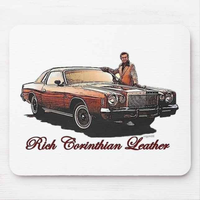 Rich Corinthian Leather mouse pad (Front)