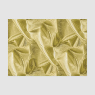 Rich Crumpled Metallic gold Faux Lame' Texture Tissue Paper