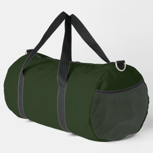 Rich Dark Green All Purpose Travel Gym Weekend  Duffle Bag